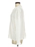 Drew 100% Metallic Ivory Long Sleeve Blouse Size M - photo 5