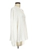 Drew 100% Metallic Ivory Long Sleeve Blouse Size M - photo 4