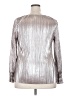 Ava & Viv Metallic Silver Long Sleeve Blouse Size 2X - photo 2