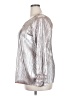 Ava & Viv Metallic Silver Long Sleeve Blouse Size 2X - photo 5