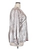 Ava & Viv Metallic Silver Long Sleeve Blouse Size 2X - photo 4