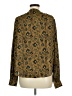 Scotch & Soda 100% Polyester Paisley Gold Brown Long Sleeve Blouse Size M - photo 2
