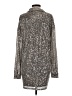 Flat White Silver Casual Dress Size S - photo 2