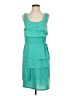 Calvin Klein Solid Teal Cocktail Dress Size 4 - photo 1