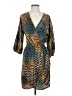 Veronica M. Chevron-herringbone Teal Cocktail Dress Size XS - photo 1