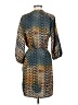 Veronica M. Chevron-herringbone Teal Cocktail Dress Size XS - photo 2