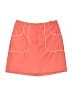 IZOD 100% Polyester Solid Orange Casual Skirt Size 2 - photo 1