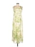 Line & Dot 100% Polyester Tie-dye Green Casual Dress Size M - photo 1