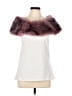 Assorted Brands 100% Polyester White Faux Fur Vest Size L - photo 1