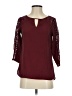 Express Burgundy 3/4 Sleeve T-Shirt Size XS - photo 1