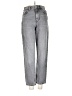 Zara Chevron-herringbone Gray Jeans Size 2 - photo 1
