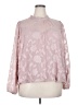 Torrid 100% Polyester Pink Long Sleeve Blouse Size 2X Plus (2) - photo 1