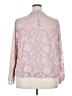 Torrid 100% Polyester Pink Long Sleeve Blouse Size 2X Plus (2) - photo 2