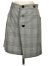 Zara Basic Plaid Gray Formal Skirt Size S - photo 1