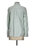 Express 100% Lyocell Green Long Sleeve Button-Down Shirt Size XS - photo 2