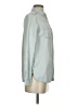 Express 100% Lyocell Green Long Sleeve Button-Down Shirt Size XS - photo 4