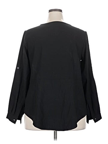 Elizabeth & Clarke Long Sleeve Blouse (view 2)
