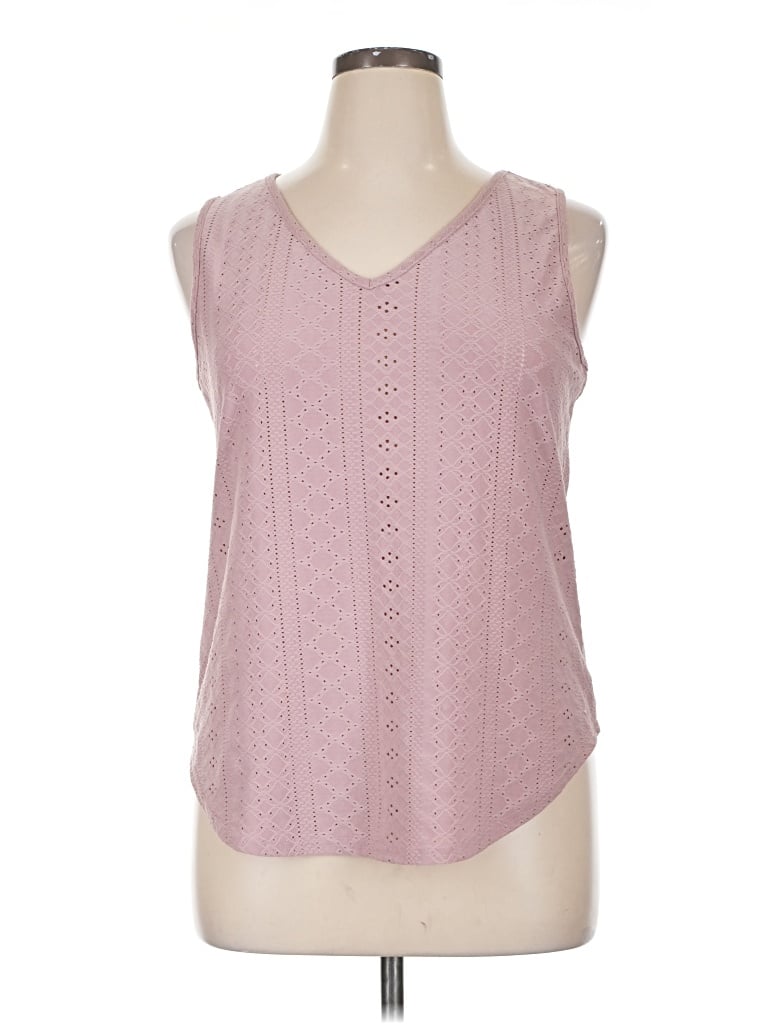 Pre-owned Varley Sleeveless Blouse In Pink
