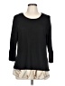 Assorted Brands Black 3/4 Sleeve T-Shirt Size L - photo 1