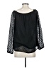 Attention 100% Polyester Black Long Sleeve Blouse Size S - photo 2