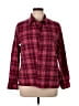 Cabela's 100% Cotton Plaid Red Long Sleeve Button-Down Shirt Size XL - photo 1