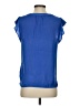Cupcakes & Cashmere 100% Polyester Blue Short Sleeve Blouse Size S - photo 2