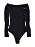 PrettyLittleThing Black Blue Bodysuit Size 0 - photo 1
