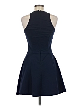 cushnie et ochs blue dress Destination Open Back Mini Dress Floral Blue