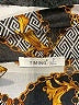 Timing 100% Polyester Animal Print Silver Long Sleeve Blouse Size S - photo 7