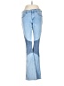 Forever 21 Color Block Blue Jeans Size 27 waist - photo 1
