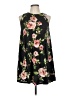 Dee Elly Floral Black Casual Dress Size M - photo 1