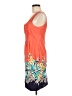 Spense 100% Polyester Tropical Orange Casual Dress Size 8 - photo 5