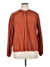 A New Day 100% Rayon Brown Long Sleeve Blouse Size XL - photo 1
