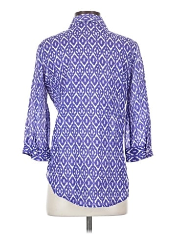 Chico's 3/4 Sleeve Button-Down Shirt (view 2)