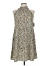Gabby Skye Animal Print Silver Cocktail Dress Size 6 - photo 1