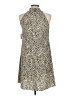 Gabby Skye Animal Print Silver Cocktail Dress Size 6 - photo 2