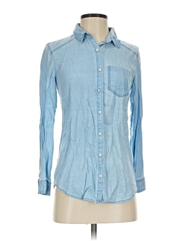 Rubbish Long Sleeve Button-Down Shirt (view 1)