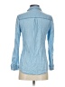 Rubbish 100% Rayon Blue Long Sleeve Button-Down Shirt Size XS - photo 2