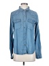 Thread & Supply 100% Tencel Blue Long Sleeve Button-Down Shirt Size S - photo 1