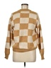 Unbranded Checkered-gingham Tan Pullover Sweater Size M - photo 1