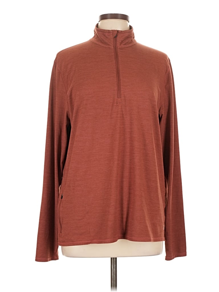 Pre-owned Vuori Turtleneck Sweater In Brown