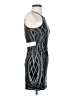 Xtraordinary Graphic Silver Cocktail Dress Size 1 - photo 4