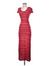 Assorted Brands Stripes Red Casual Dress Size S - photo 1