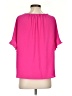 CeCe Pink Short Sleeve Blouse Size S - photo 2