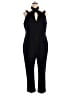 Bold Elements Solid Black Jumpsuit Size 1X - photo 1