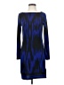 MICHAEL Michael Kors Graphic Blue Casual Dress Size S - photo 1