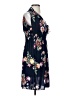 Unbranded 100% Polyester Floral Blue Casual Dress Size S - photo 4