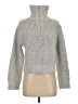 Sincerely Jules Metallic Silver Turtleneck Sweater Size S - photo 1