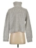 Sincerely Jules Metallic Silver Turtleneck Sweater Size S - photo 2