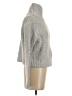 Sincerely Jules Metallic Silver Turtleneck Sweater Size S - photo 4